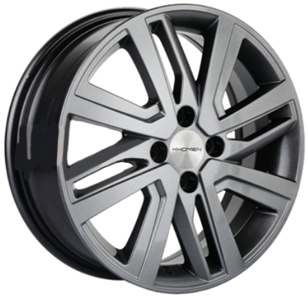 Khomen KHW1609 Gray 4*100 6xR16 ET50 DIA60.1